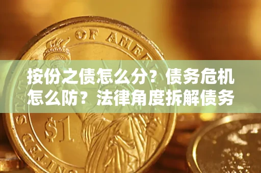 武汉按份之债怎么分？债务危机怎么防？法律角度拆解债务分配与风险自保指南