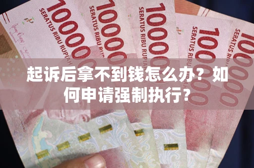武汉起诉后拿不到钱怎么办？如何申请强制执行？