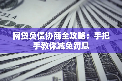 武汉网贷负债协商全攻略：手把手教你减免罚息