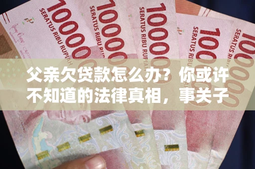 武汉父亲欠贷款怎么办？你或许不知道的法律真相，事关子女未来