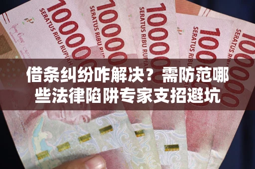 武汉借条纠纷咋解决？需防范哪些法律陷阱专家支招避坑