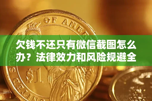 武汉欠钱不还只有微信截图怎么办？法律效力和风险规避全解析